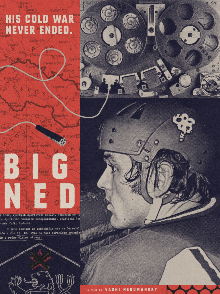 Movie poster for Big Ned, a documentary by Vashi Nedomansky, ACE